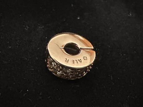 Klip biele pavé zirkón zn. pandora originál, pandora