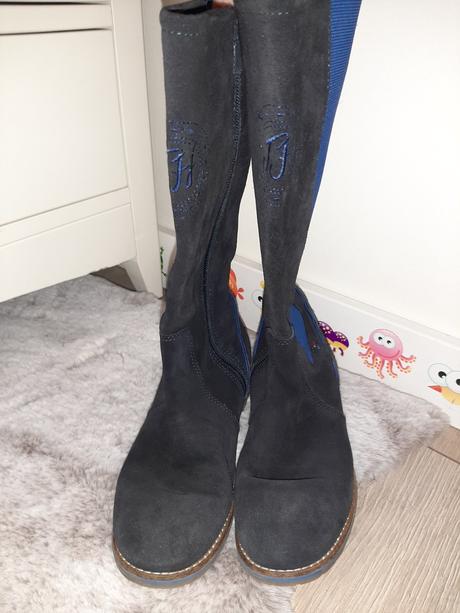 Kožené čižmy tommy hilfiger, tommy hilfiger,35