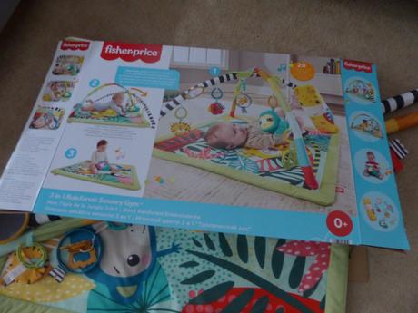 Fisher-price senzačná hracia podložka rainforest, 