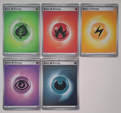 Pokémon karty "energy" (13),