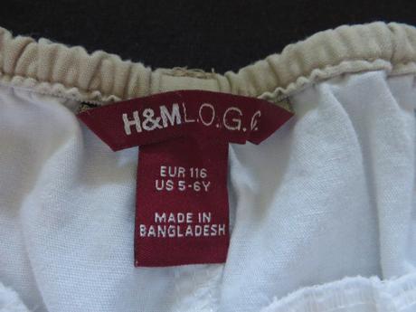 Chlapčenské 3/4 krátke nohavice - veľ. 116 - hm, h&m,116