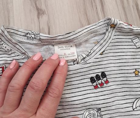 Dievčenské tričko zara č.128, zara,128