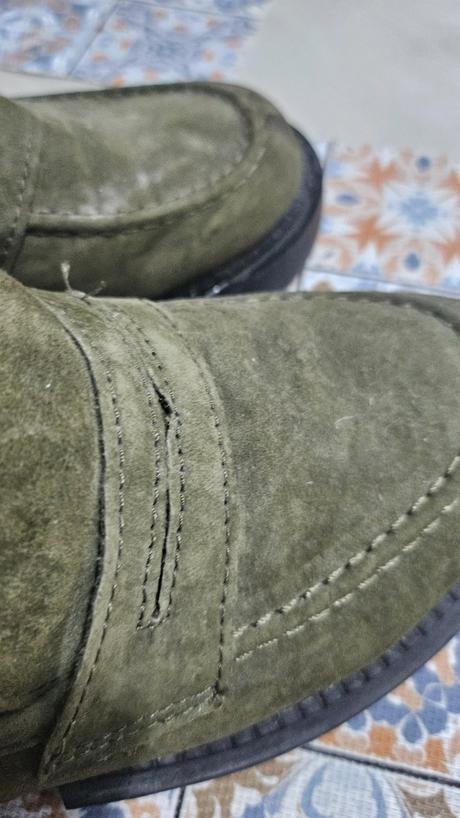 Khaki kožené poltopánky cena s poštou, 40