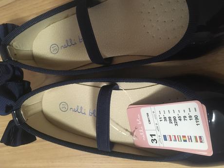 Nenosené lakované balerínky, nelli blu,31