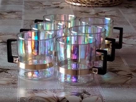 Retro poháre dúhové, 