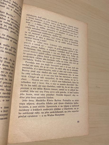 Retro kniha odviate vetrom juh proti severu 2 diel,