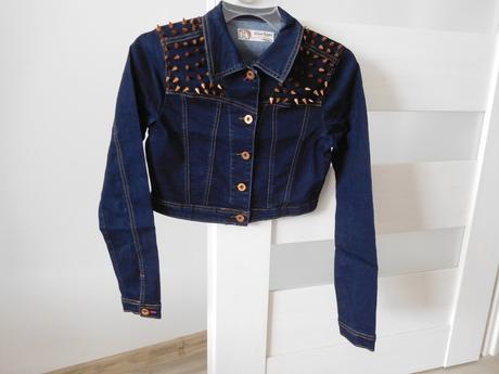 Blue rags denim -36v, ryflová bundička dámska, 36