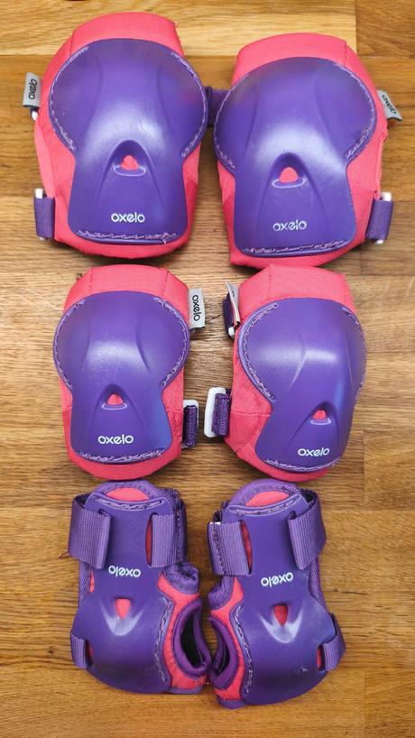 Súprava detských chráničov na korčule, kolobežku, xs