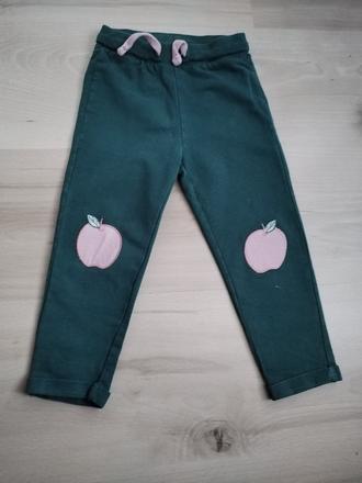 Tepláčky detské, smaragdové zelene 80 až 92, 86