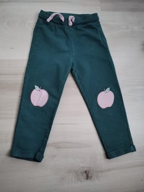 Tepláčky detské, smaragdové zelene 80 až 92, 86