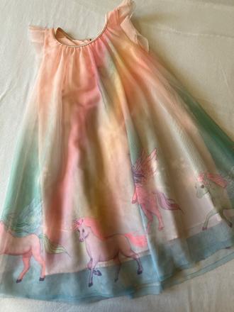 Jednorozcove saty, h&m,128
