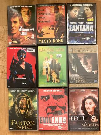 Predám väčšie množstvo kvalitných dvd titulov,