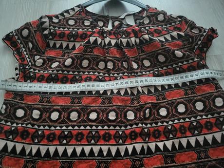 Vzorovaná blúzka, h&m,s