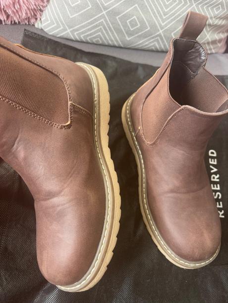 Chlapčenské elegantné vysoké topánky, reserved,35