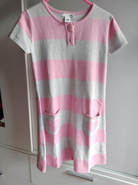 H&m pásikavé šaty, h&m,134