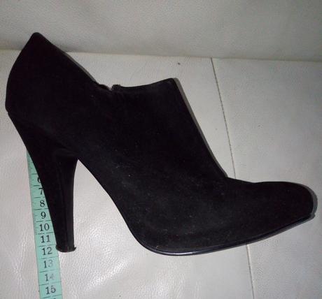 Kotníkové semišové topánky, 38