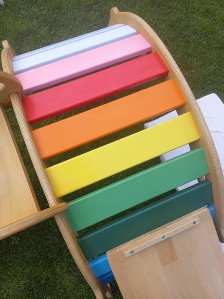 Montessori hojdacka s lezeckou stenou a smyklavkou, 