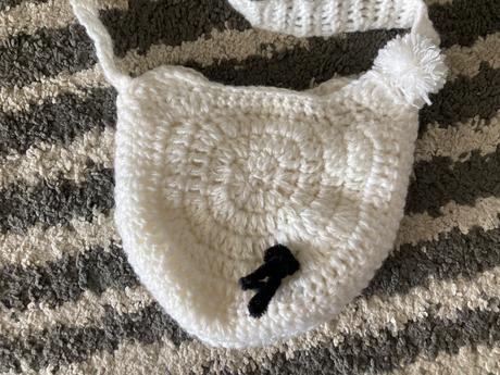 Mačičková pletená kabelka, 