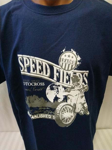 Pánske modré tričko speed fields, fruit, m, m