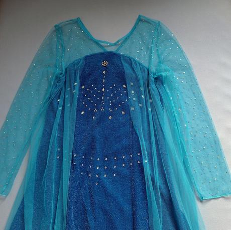 Ľadová kráľovna karnevalové šaty veľ. m-l,