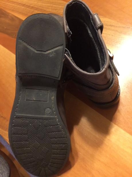 Kožene  čizmy, deichmann,38