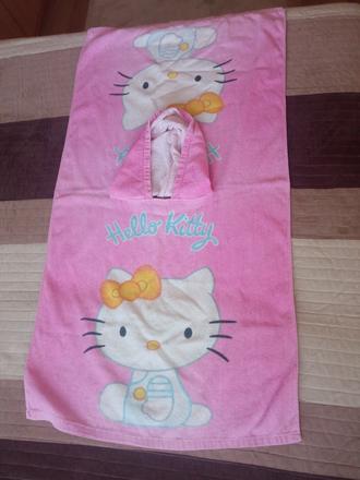 Uterákové pončo hello kitty, 