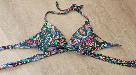 Calcedonia plavková podprsenka zelená, calzedonia,s