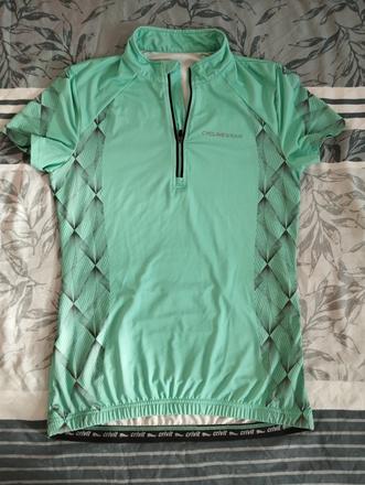 Zelený cyklo dres, crivit,l