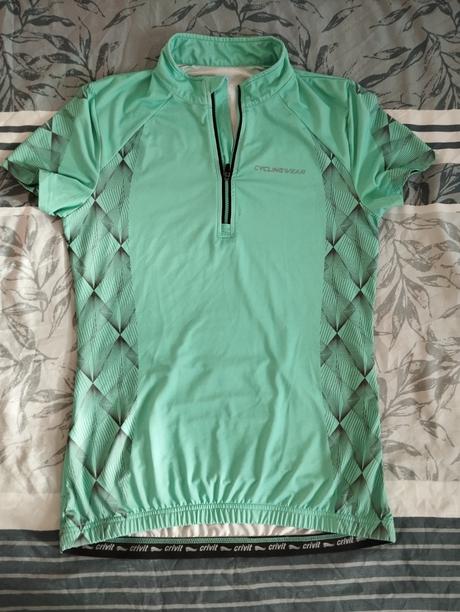 Zelený cyklo dres, crivit,l