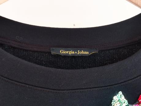 Giorgia & johns - šaty s teplákoviny, s