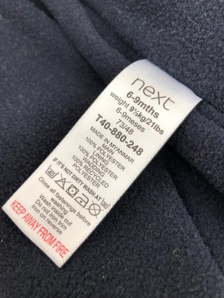 Detská zimná bunda, next,68