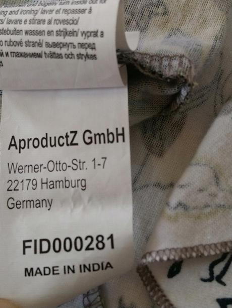 Dámsky top s farebným vzorom, india, xl