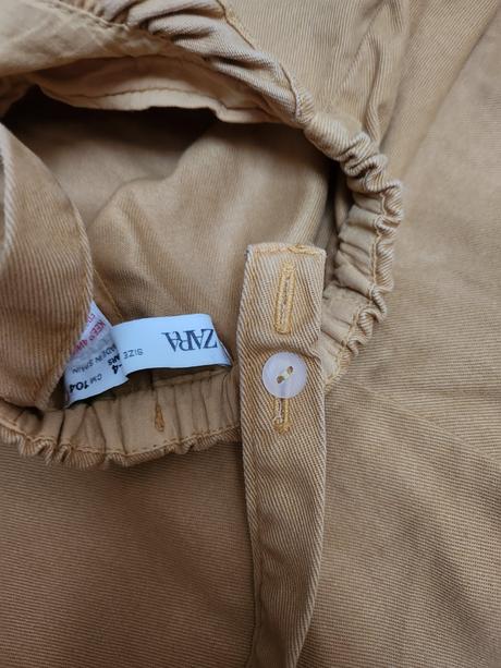 Nohavice z lyocelu, zara,104