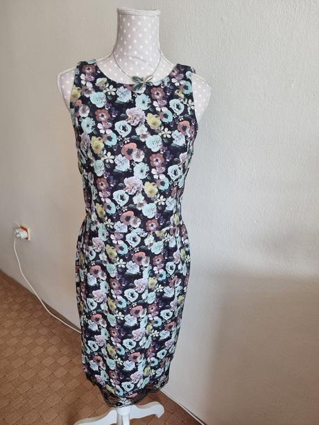 Kvetinové šaty hm 38, h&m,38
