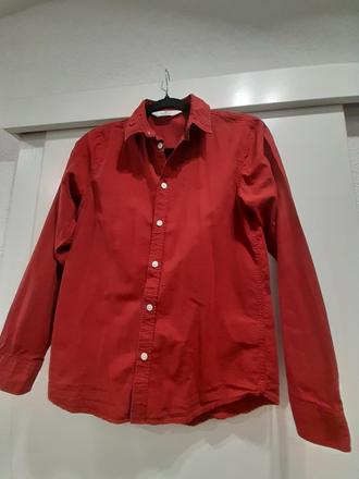 Červená košeľa 158, h&m,158