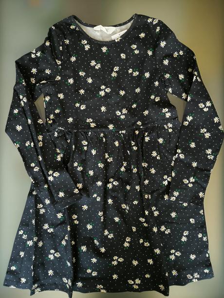 Bavlnené šaty 134/140, h&m,134