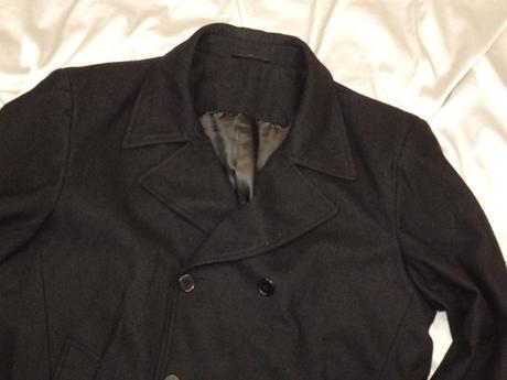 Kvalitný čierny pánsky kabát, authentic,xl
