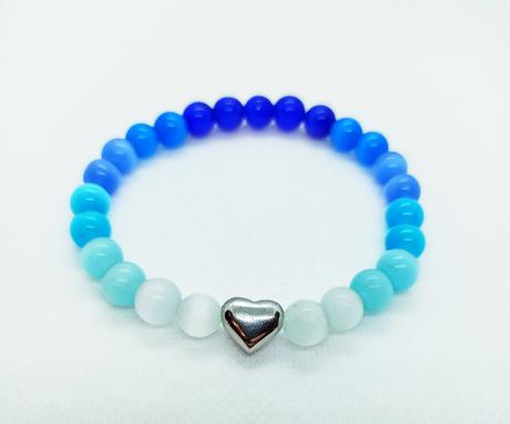 Handmade náramky -mačacie oko,aj set s náušnicami, 