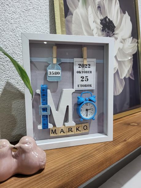 Rámčeky s pamiatkou na narodenie, 