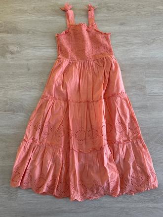 Dievcenske bavlnene saty vel. 140, palomino,140