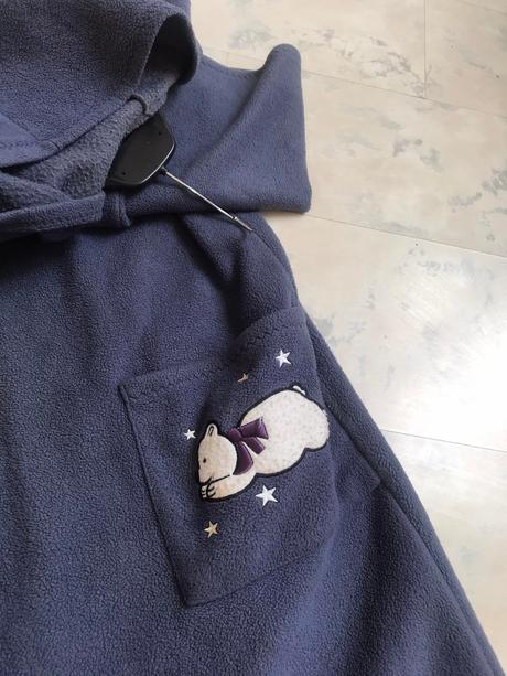 Maxi teplý flisový župan l/xl, xl