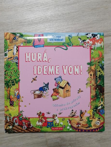 Náučná detská knižka s okienkami, 2x,