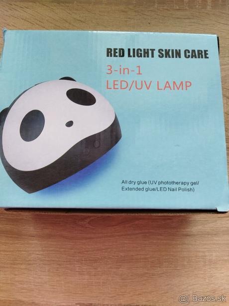 Uv/led lampa na gélové nechty nová panda,