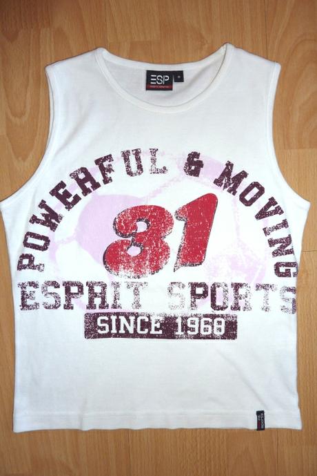 Esprit tričko biele, v. m,nenosené, esprit,m
