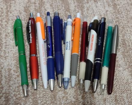 Reklamné perá do zbierky,