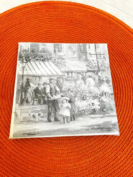 Obraz na plátne 15 x 15 cm,