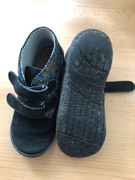 Semišové čierne topanočky, slovobuv,30