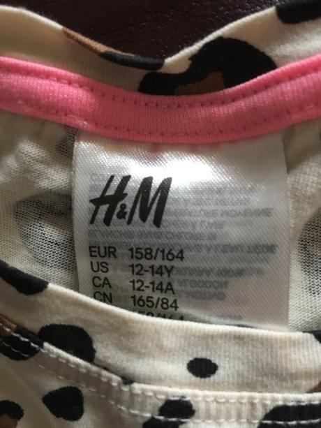 Pyžamo, h&m,158