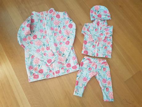 Mikina pre mamku+ komplet pre dievcatko, 80
