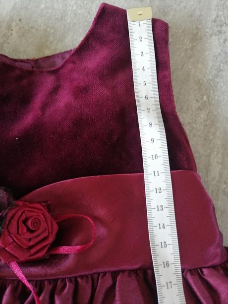 Nádherné šaty zn next zamat,taft v86, 12-18 mes, next,86